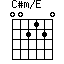 C#m/E