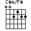C#m/F#