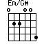 Em/G#