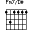 Fm7/D#
