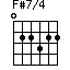 F#7/4