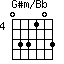 G#m/Bb
